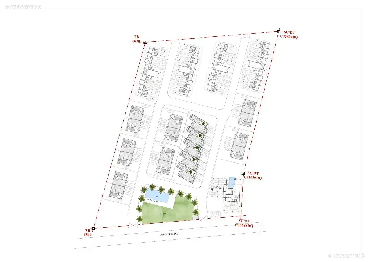 Preview of the Summit Road development layout project document